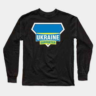 Ukraine Super Flag Supporter Long Sleeve T-Shirt